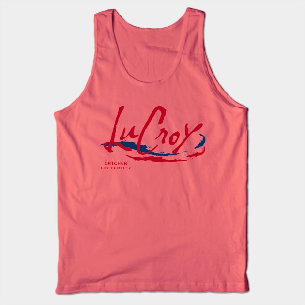 Lucroy Seltzer (Red on Light) Tank Top by alanduda